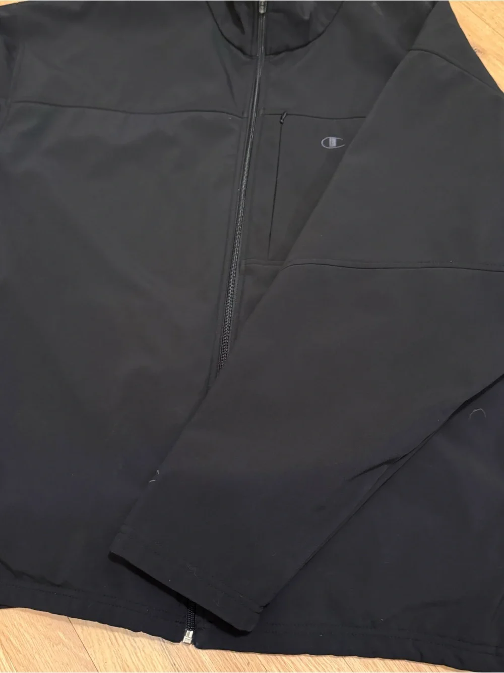 Champion Black Lightweight Full-Zip Shirt Jacket